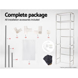 3 Tier Bathroom Storage Rack Over Toilet Steel Towel Racking Shelf Organiser