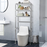 3 Tier Bathroom Storage Rack Over Toilet Steel Towel Racking Shelf Organiser