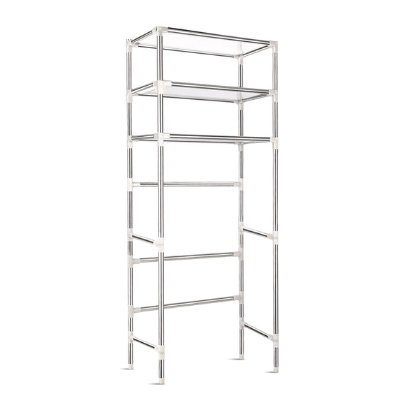 3 Tier Laundry Storage Rack - Silver