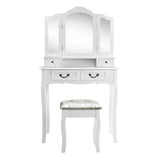 Artiss Dressing Table with Mirror - White