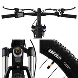 VECOCRAFT 27.5" Electric Bike eBike e-Bike City Mountain Bicycle eMTB Black