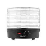 Devanti Food Dehydrator with 5 Trays - Black