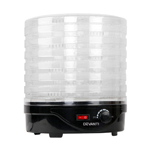 Devanti Food Dehydrator with 7 Trays - Black