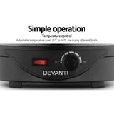 Devanti Food Dehydrator with 7 Trays - Black