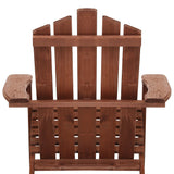 Gardeon Outdoor Sun Lounge Beach Chairs Table Setting Wooden Adirondack Patio Brown Chair