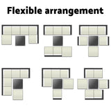 Gardeon 7 Piece PE Wicker Outdoor Furniture Set - Brown