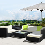 Gardeon 9PC Outdoor Furniture Sofa Set Wicker Garden Patio Pool Lounge