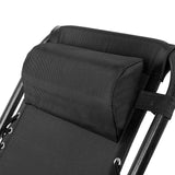 Gardeon Outdoor Portable Recliner - Black