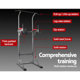 Everfit Power Tower 4-IN-1 Multi-Function Station Fitness Gym Equipment