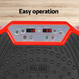 Everfit Vibration Machine Plate Platform Body Shaper Home Gym Fitness Red