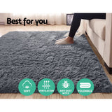 Artiss Floor Rugs Ultra Soft Shaggy Rug 160 x 230 Large Carpet Anti-slip Area