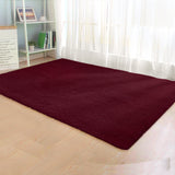 Artiss Ultra Soft Shaggy Rug Large 200x230cm Floor Carpet AntiUnbrandedslip Area Rugs Burgundy