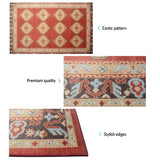 Artiss Floor Rugs Carpet 160 x 230 Living Room Mat Rugs Bedroom Large Soft Red