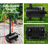 Gardeon 650L/H Submersible Fountain Pump with Solar Panel