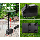 Gardeon 110W Solar Powered Water Pond Pump Outdoor Submersible Fountains