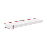 Artiss Display Shelf Floating Wall Shelf Bookshelf Mount Storage DIY 60cm White