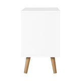 Artiss Bedside Tables Drawers Side Table Nightstand White Storage Cabinet Wood