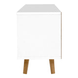 Artiss TV Cabinet Entertainment Unit Stand Wooden Scandinavian 120cm White