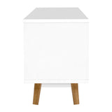 Artiss Wooden Entertainment Unit - White & Wood