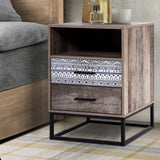 Artiss Bedside Tables Drawers Side Table Wood Nightstand Storage Cabinet Unit