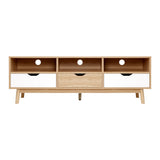 Artiss TV Cabinet Entertainment Unit Stand Wooden Storage 140cm Scandinavian