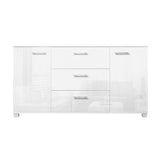 Artiss High Gloss Sideboard Storage Cabinet Cupboard - White