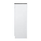 Artiss High Gloss Shoe Cabinet Rack- Black & White