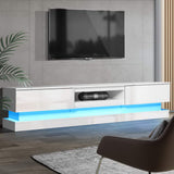 Artiss TV Cabinet Entertainment Unit Stand Storage RGB LED 180cm Display Shlef