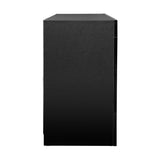 Artiss TV Cabinet Entertainment Unit Stand RGB LED Gloss Drawers 160cm Black