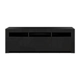 Artiss TV Cabinet Entertainment Unit Stand RGB LED High Gloss Furniture Storage Drawers Shelf 180cm Black