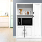 Artiss Buffet Sideboard Cabinet Storage Cupboard Doors White Kitchen Hallway