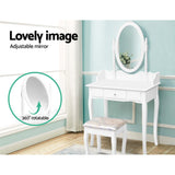 Dressing Table Stool Mirror Jewellery Cabinet Tables Drawer White Box Organizer