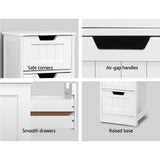 Artiss Storage Cabinet Chest of Drawers Dresser Bedside Table Bathroom Stand