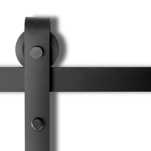 4M Sliding Barn Door Hardware - Black