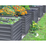 Greenfingers Garden Bed 2PCS 100X100X77CM Galvanised Steel Raised Planter