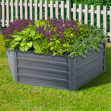 Greenfingers Garden Bed 2PCS 130X130X46CM Galvanised Steel Raised Planter