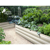 Green Fingers Set of 2 120 x 90cm Raised Garden Bed - Cream