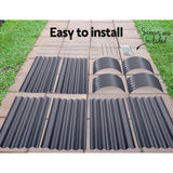 Greenfingers 320X80X42CM Galvanised Raised Garden Bed Steel Instant Planter