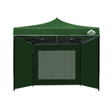 Instahut Gazebo Pop Up Marquee 3x3m Folding Wedding Tent Gazebos Shade Green