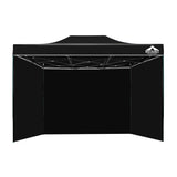 Instahut Gazebo Pop Up Marquee 3x4.5m Folding Wedding Tent Gazebos Shade Black