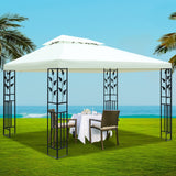 Instahut Gazebo 4x3m Marquee Outdoor Party Wedding Gazebos Tent Iron Art