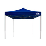 Instahut Gazebo Pop Up Marquee 3x3m Outdoor Tent Folding Wedding Gazebos Blue