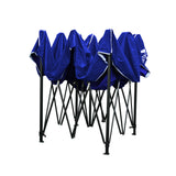 Instahut Gazebo Pop Up Marquee 3x3m Outdoor Tent Folding Wedding Gazebos Blue