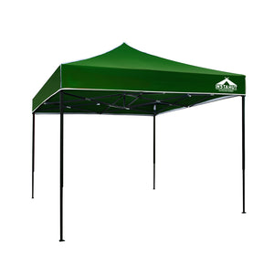 Instahut Gazebo Pop Up Marquee 3x3m Outdoor Tent Folding Wedding Gazebos Green