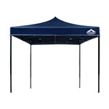 Instahut Gazebo Pop Up Marquee 3x3m Outdoor Tent Folding Wedding Gazebos Navy