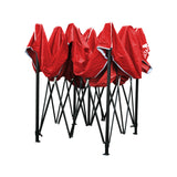 Instahut Gazebo Pop Up Marquee 3x3m Outdoor Tent Folding Wedding Gazebos Red