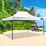 Instahut Gazebo Pop Up Marquee 3x4.5m Outdoor Tent Folding Wedding Gazebos White