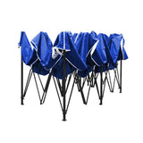 Instahut Gazebo Pop Up Marquee 3x6m Outdoor Tent Folding Wedding Gazebos Blue