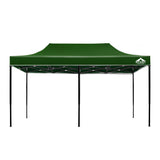 Instahut Gazebo Pop Up Marquee 3x6m Outdoor Tent Folding Wedding Gazebos Green