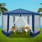 Instahut Gazebo Wedding Party Marquee Tent Canopy Outdoor Camping Gazebos Navy